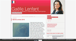 Desktop Screenshot of gaelle-lenfant.com
